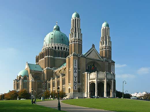 Art Deco , Nationale Basiliek van het Heilig Hart, Koekelberg, Brussel, Belgie